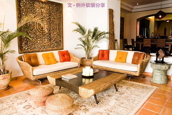 軟裝設(shè)計--東南亞風(fēng)格典型要素（三）