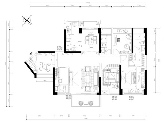 室內軟裝設計--中洲.中央公寓E-CLASS天睿室內設計新動態(tài)-別墅設計,軟裝設計,室內設計,豪宅設計,深圳例外軟裝設計公司
