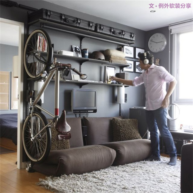 冬季不騎的自行車這么做，裝飾出行兩不誤-別墅設(shè)計,軟裝設(shè)計,室內(nèi)設(shè)計,豪宅設(shè)計,深圳例外軟裝設(shè)計公司