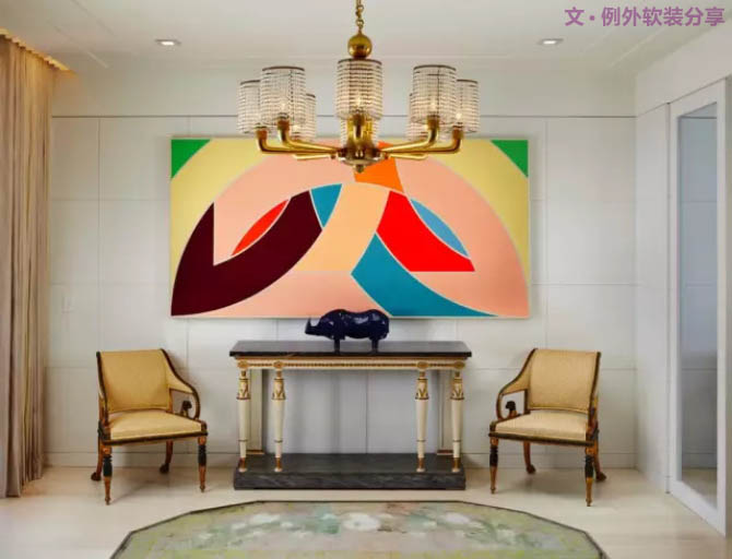你的房子為什么土？因為少了一幅這樣的藝術(shù)畫-別墅設(shè)計,軟裝設(shè)計,室內(nèi)設(shè)計,豪宅設(shè)計,深圳例外軟裝設(shè)計公司