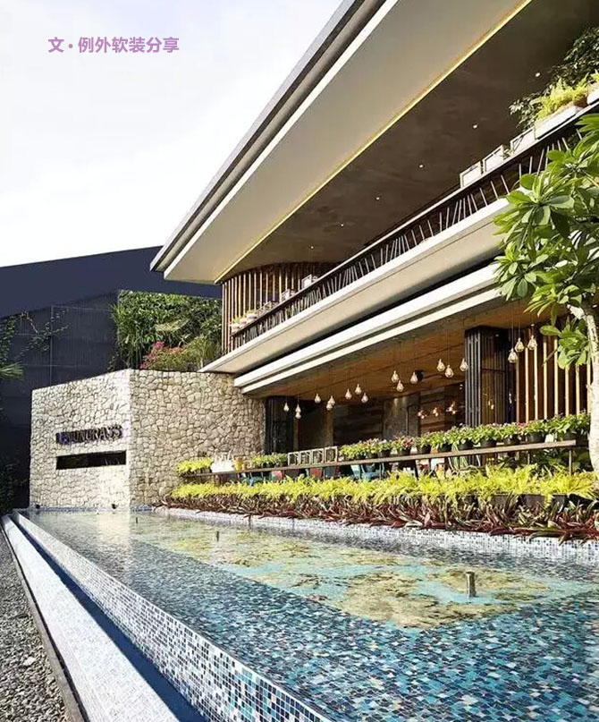 熱帶景觀生態(tài)餐廳，讓你未吃先醉